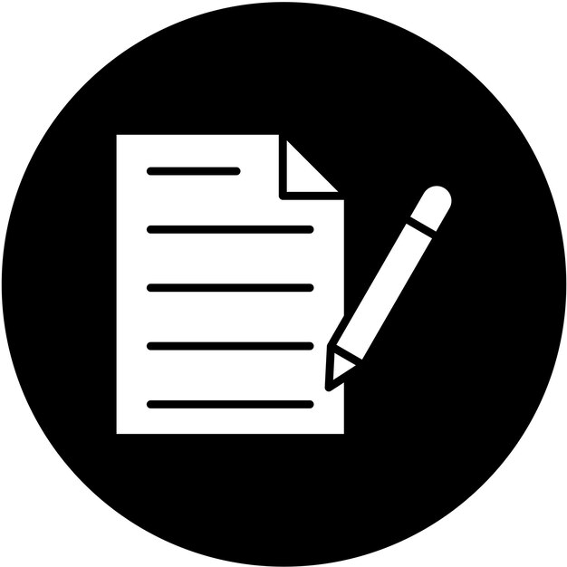 Vectorontwerp Blog Icon Stijl
