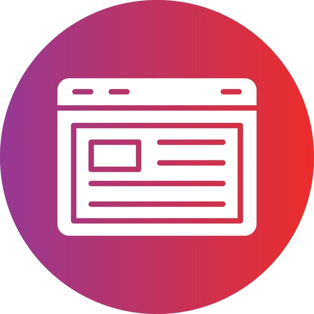Vectorontwerp Blogger Icon Style