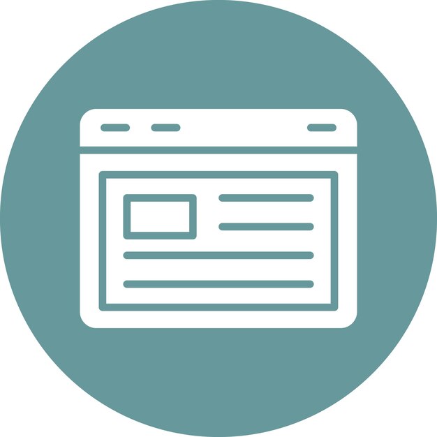 Vectorontwerp Blogger Icon Style