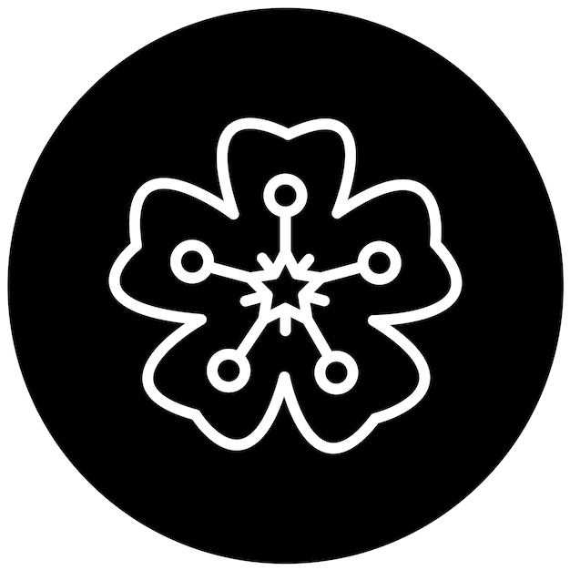 Vectorontwerp Blossom Icon Style