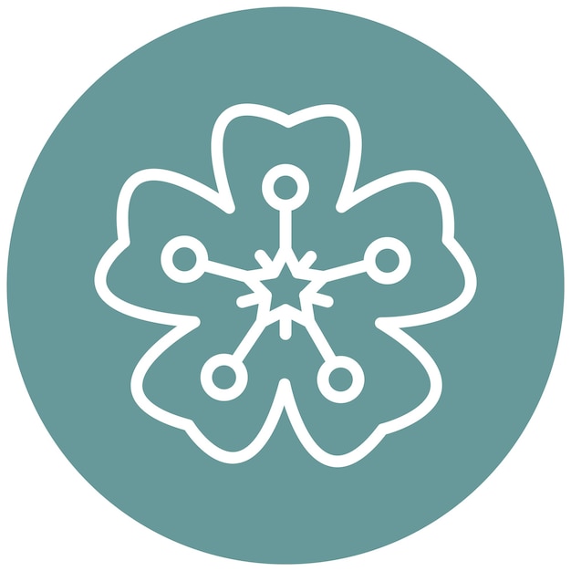 Vectorontwerp Blossom Icon Style