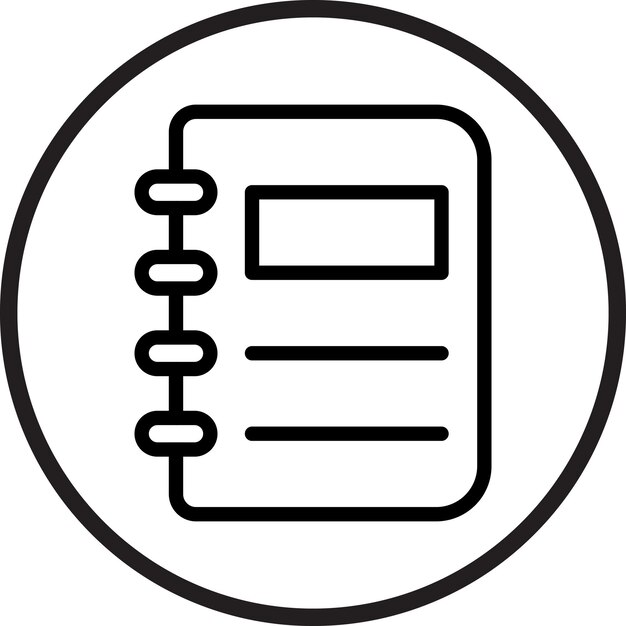 Vectorontwerp Boek Icon Stijl