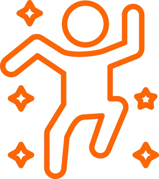 Vectorontwerp Boisterous Bliss Icon Style