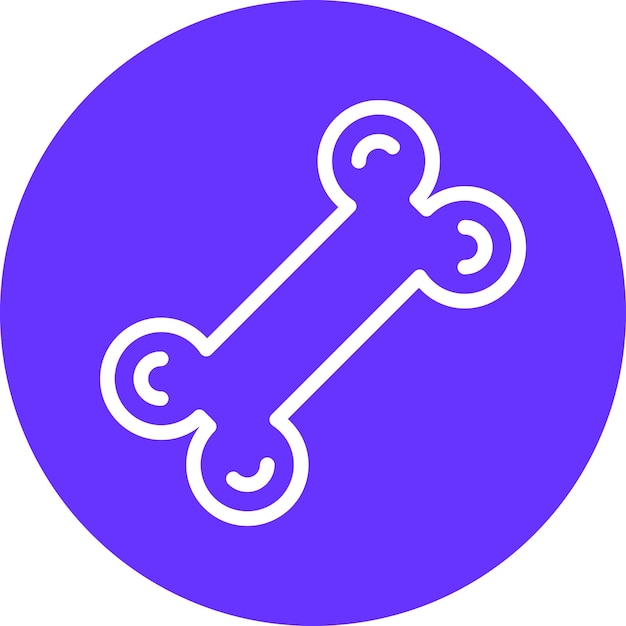 Vectorontwerp Bone Icon Style