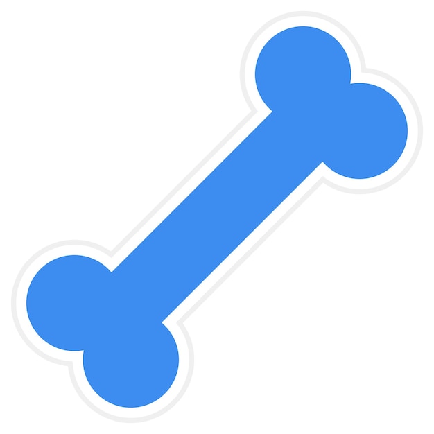 Vectorontwerp Bone Icon Style