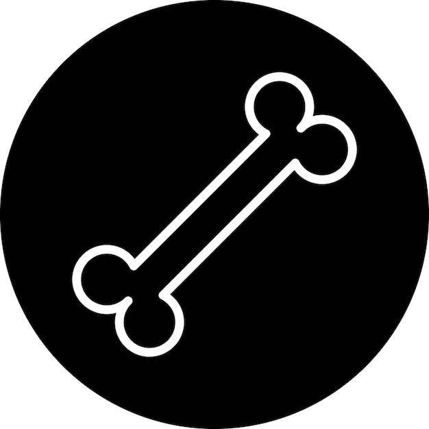 Vectorontwerp Bone Icon Style