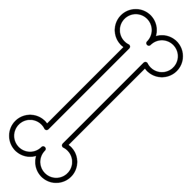 Vectorontwerp Bone Icon Style