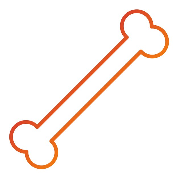 Vectorontwerp Bone Icon Style