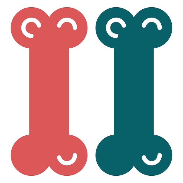Vectorontwerp Bones Icon Style