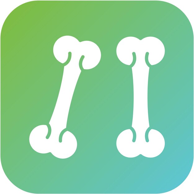 Vectorontwerp Bones Icon Style