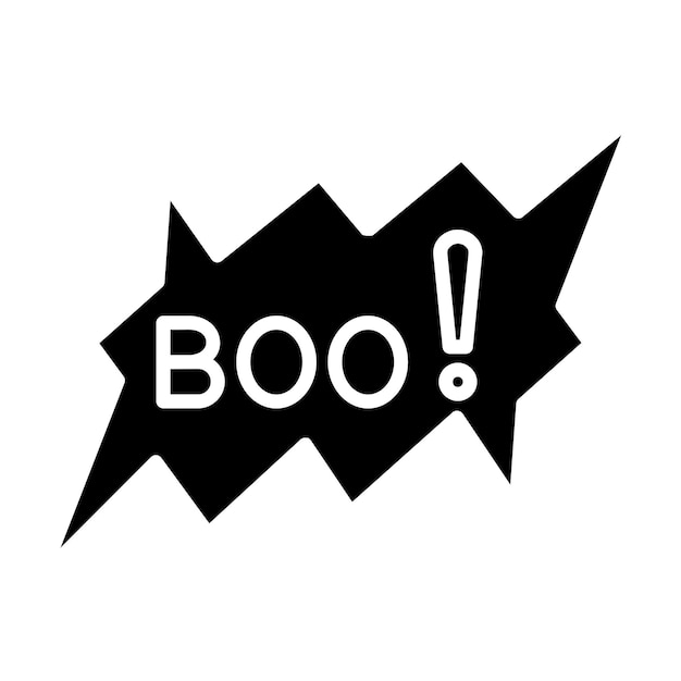 Vectorontwerp Boo Icon Style