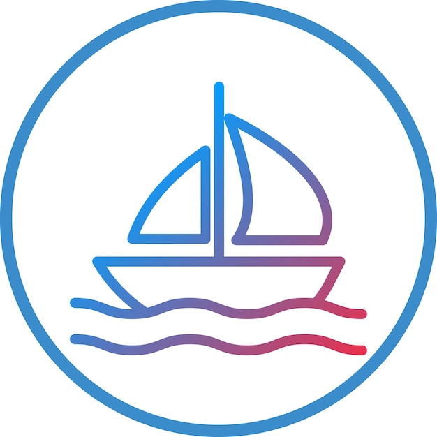 Vectorontwerp Boot Icon Style