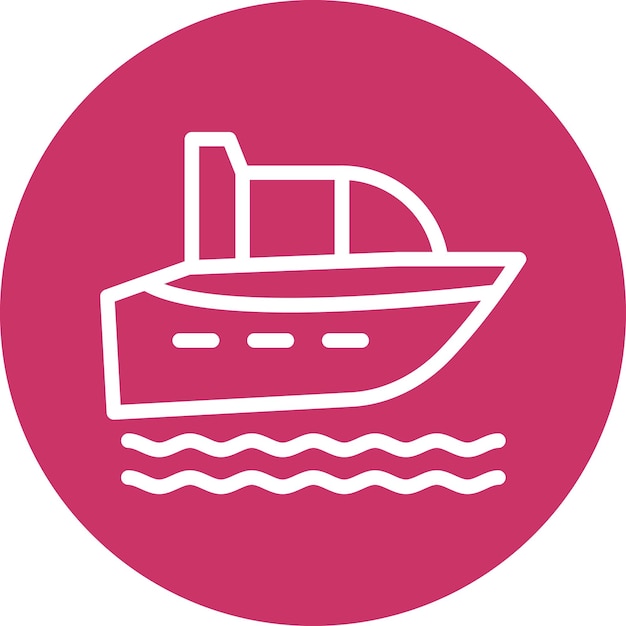 Vectorontwerp Boot Icon Style
