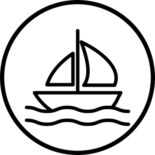 Vectorontwerp Boot Icon Style