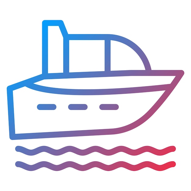 Vectorontwerp Boot Icon Style