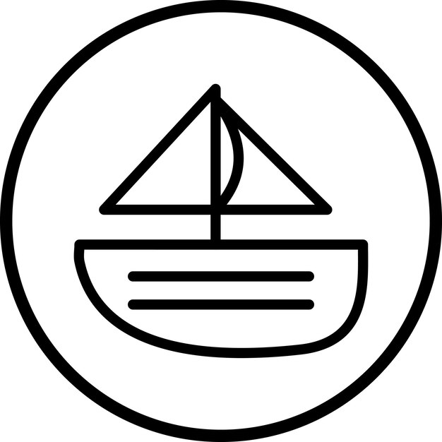 Vectorontwerp Boot Icon Style