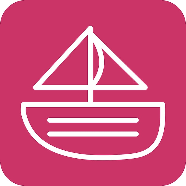 Vectorontwerp Boot Icon Style