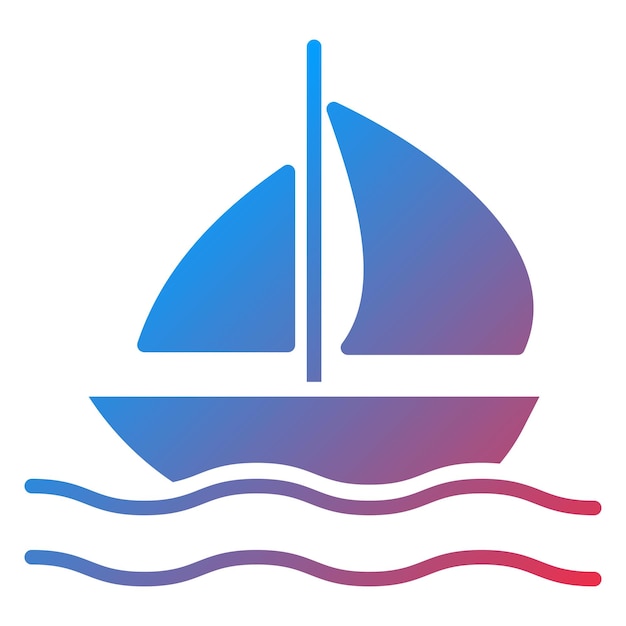 Vectorontwerp Boot Icon Style