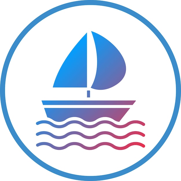 Vectorontwerp Boot Icon Style