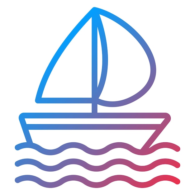 Vectorontwerp Boot Icon Style