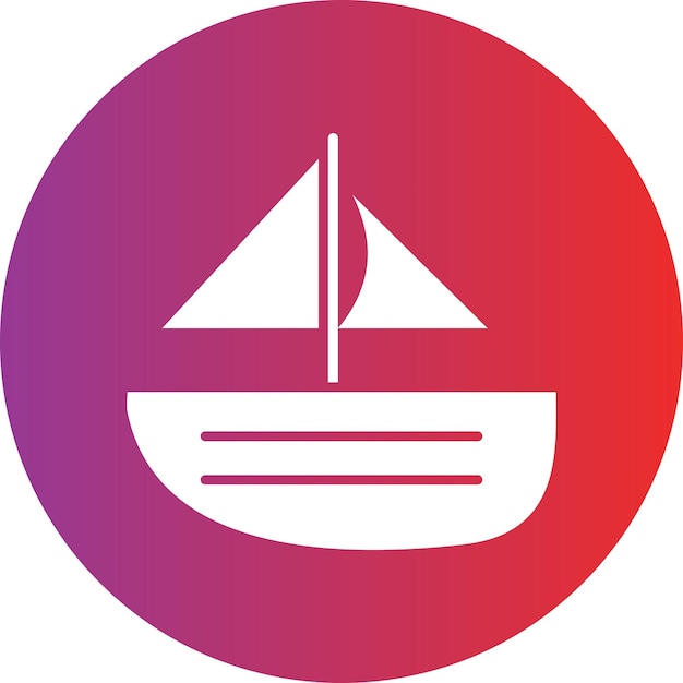 Vectorontwerp Boot Icon Style