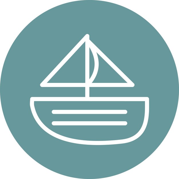 Vectorontwerp Boot Icon Style