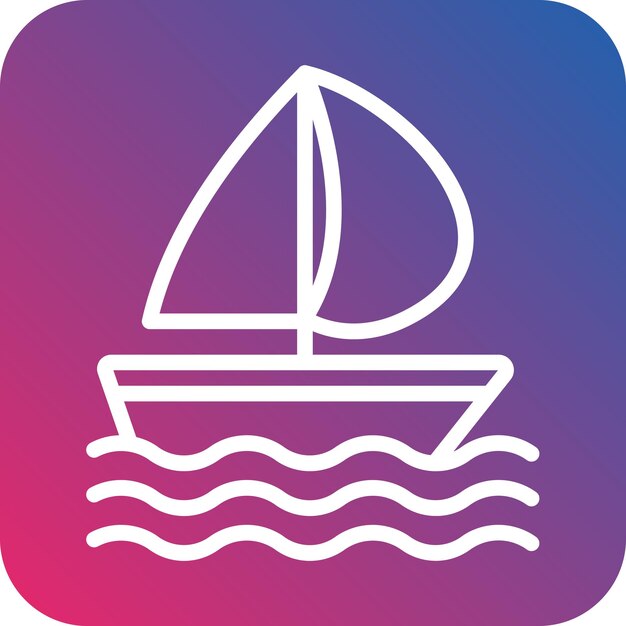 Vectorontwerp Boot Icon Style