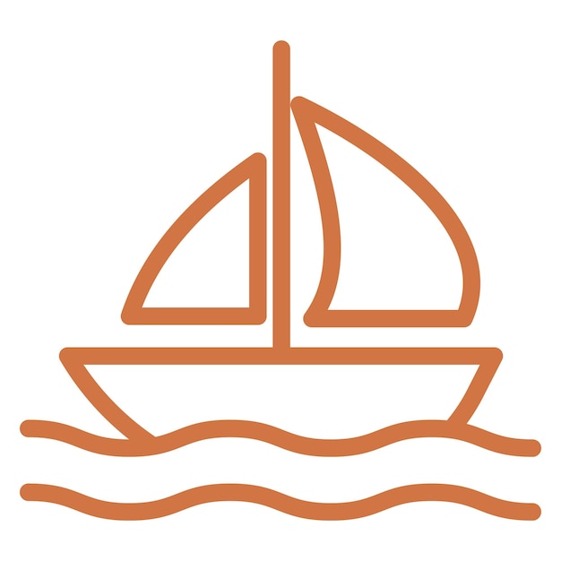 Vectorontwerp Boot Icon Style