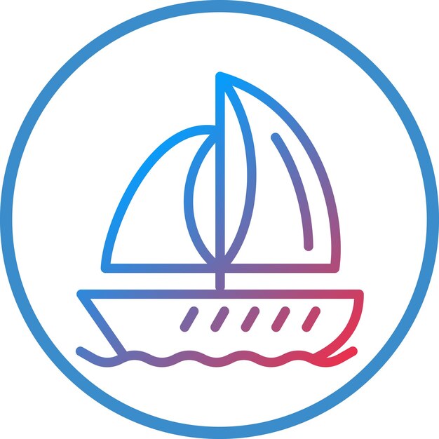 Vectorontwerp Boot Icon Style