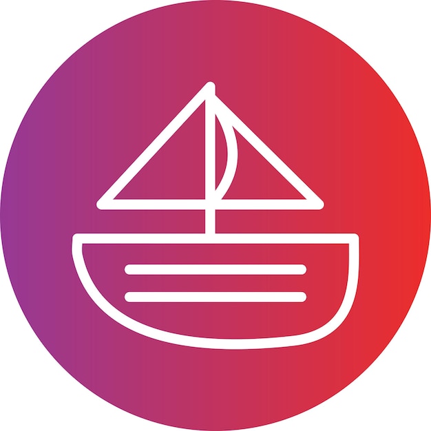 Vectorontwerp Boot Icon Style