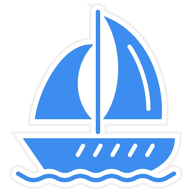 Vectorontwerp Boot Icon Style