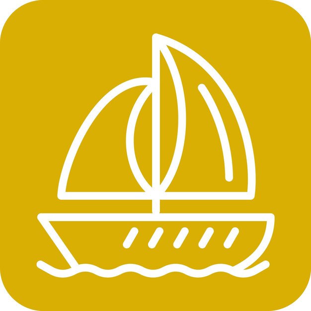 Vectorontwerp Boot Icon Style