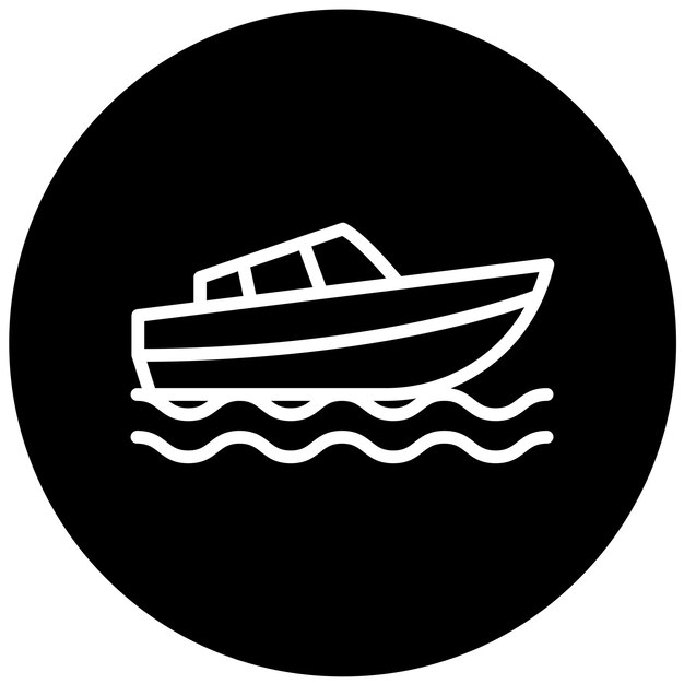 Vectorontwerp Boot Icon Style