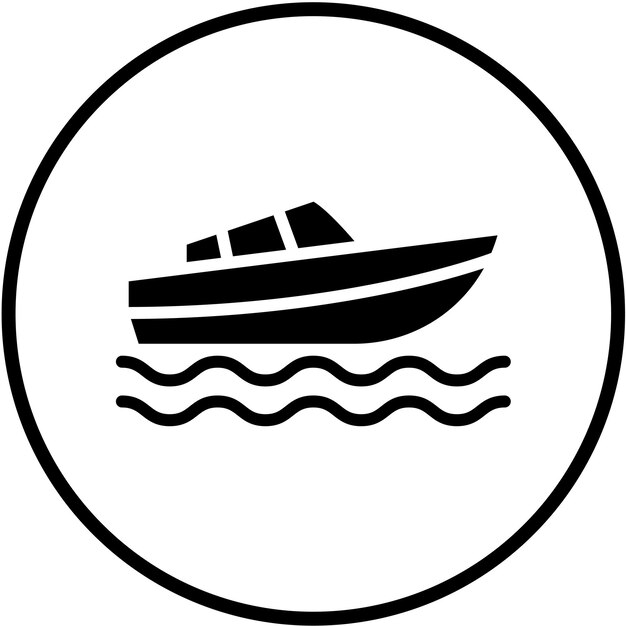 Vectorontwerp Boot Icon Style