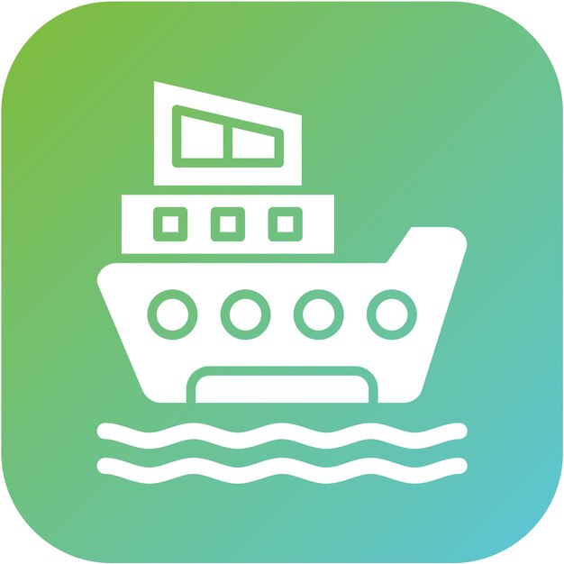 Vectorontwerp Boot Icon Style