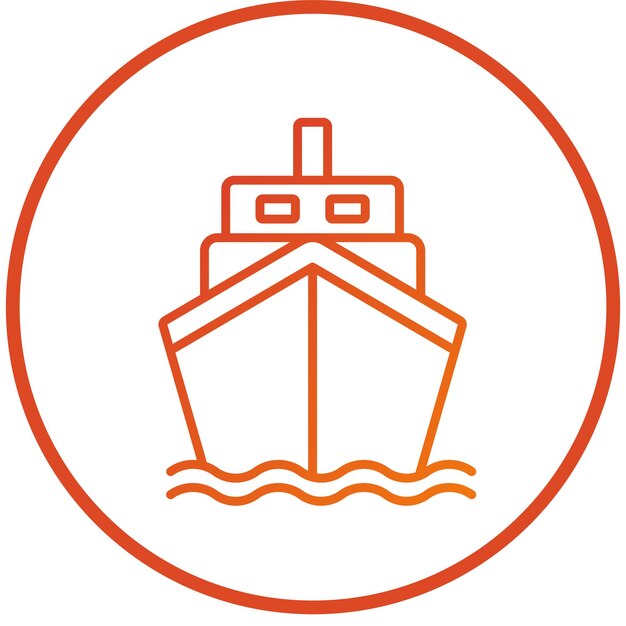 Vectorontwerp Boot Icon Style