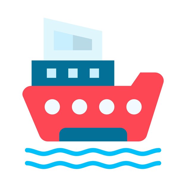 Vectorontwerp Boot Icon Style