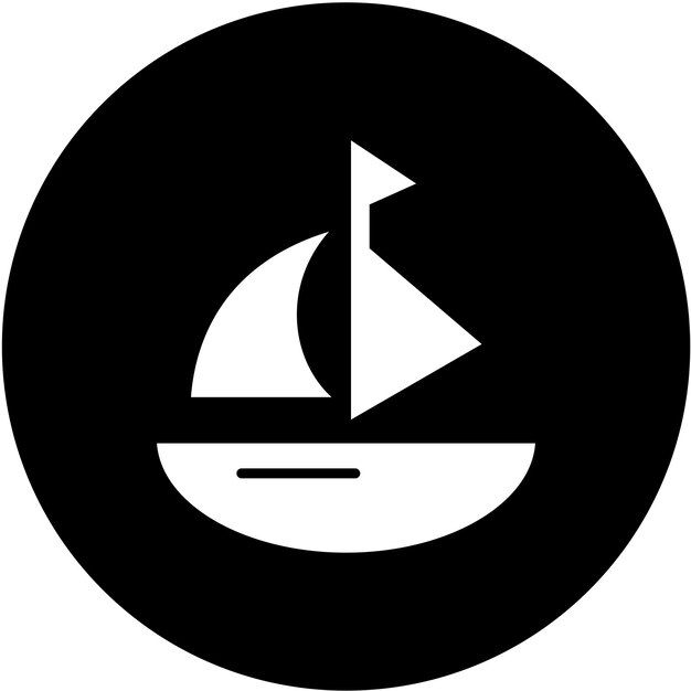 Vectorontwerp Boot Icon Style