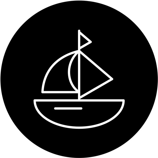 Vectorontwerp Boot Icon Style