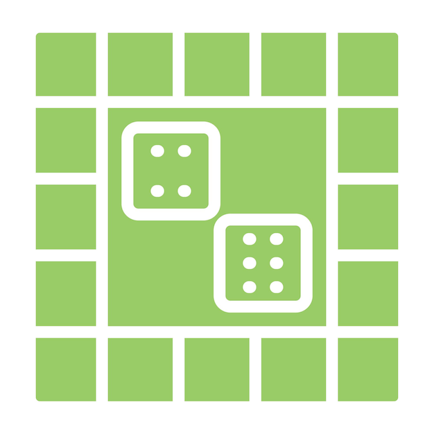 Vectorontwerp bordspellen Icon Style
