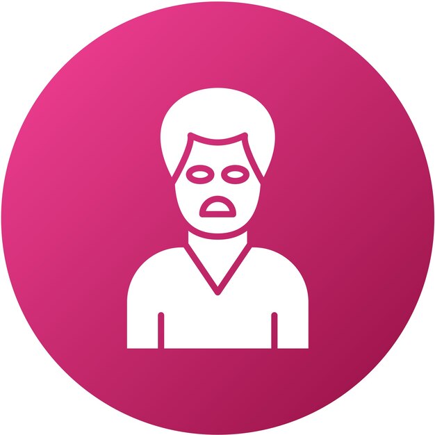 Vectorontwerp Bored Icon Style