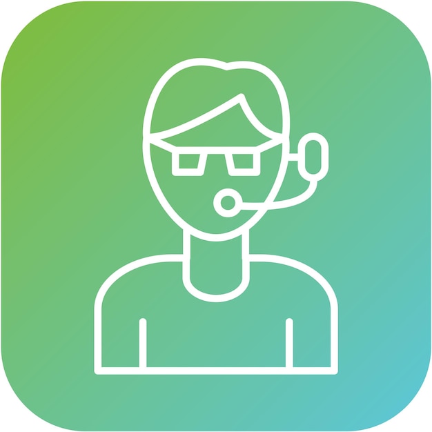 Vectorontwerp Bouncer Icon Style