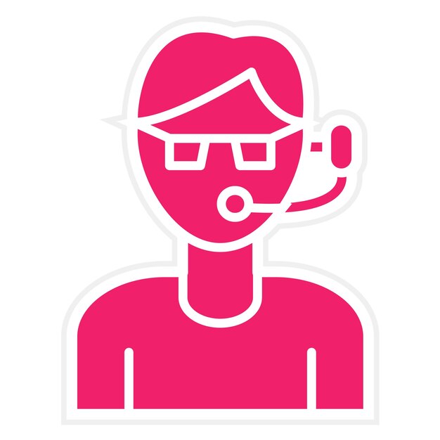 Vectorontwerp Bouncer Icon Style