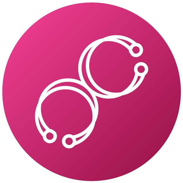 Vectorontwerp Bracelet Icon Style