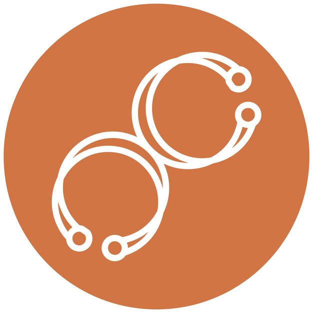 Vectorontwerp Bracelet Icon Style