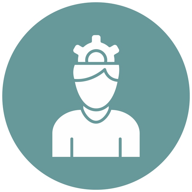 Vectorontwerp Brainstorming Icon Style