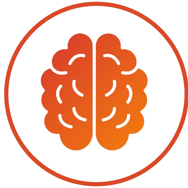 Vectorontwerp Brainstorming Icon Style