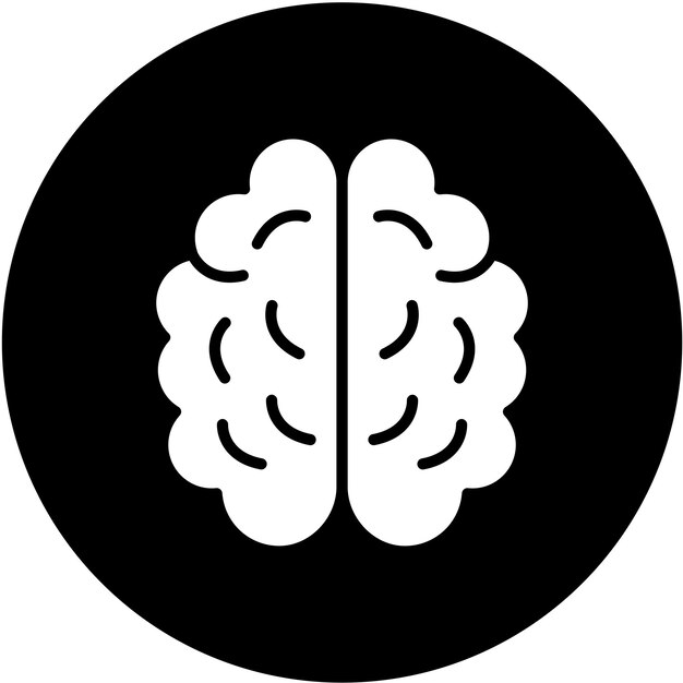 Vectorontwerp Brainstorming Icon Style