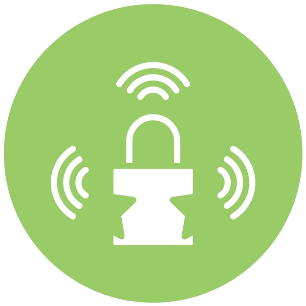 Vectorontwerp Breach Access Icon Style
