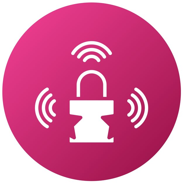 Vectorontwerp Breach Access Icon Style
